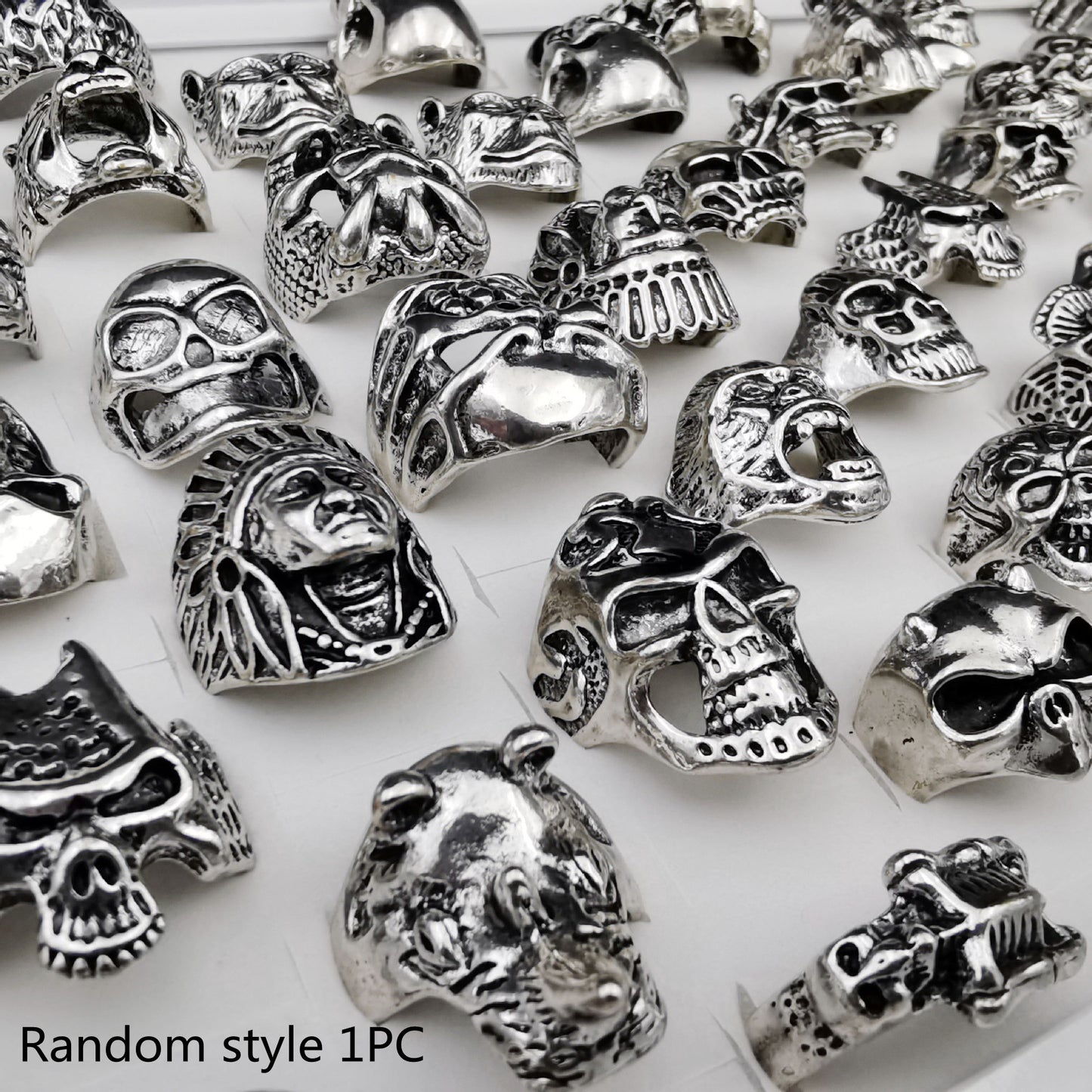 Creative Horror Skull Alloy Ring