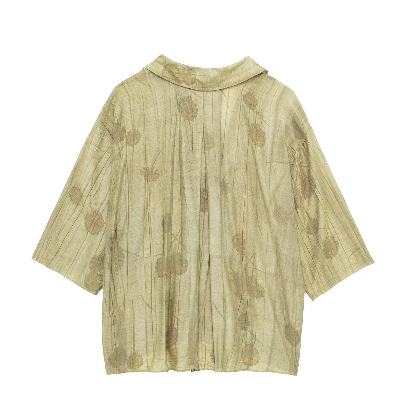 Jacquard Loose-fitting Shirt Jacquard Casual Pants Suit