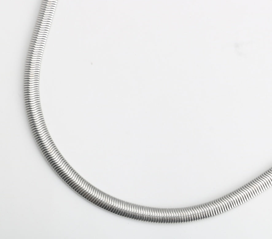 Men Stainless Steel Rope Snake Box Cuban Link Chain