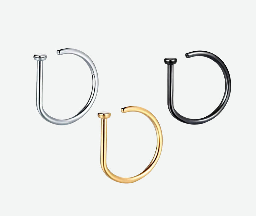 Men's And Women's Fashion Stainless Steel Nose Ring