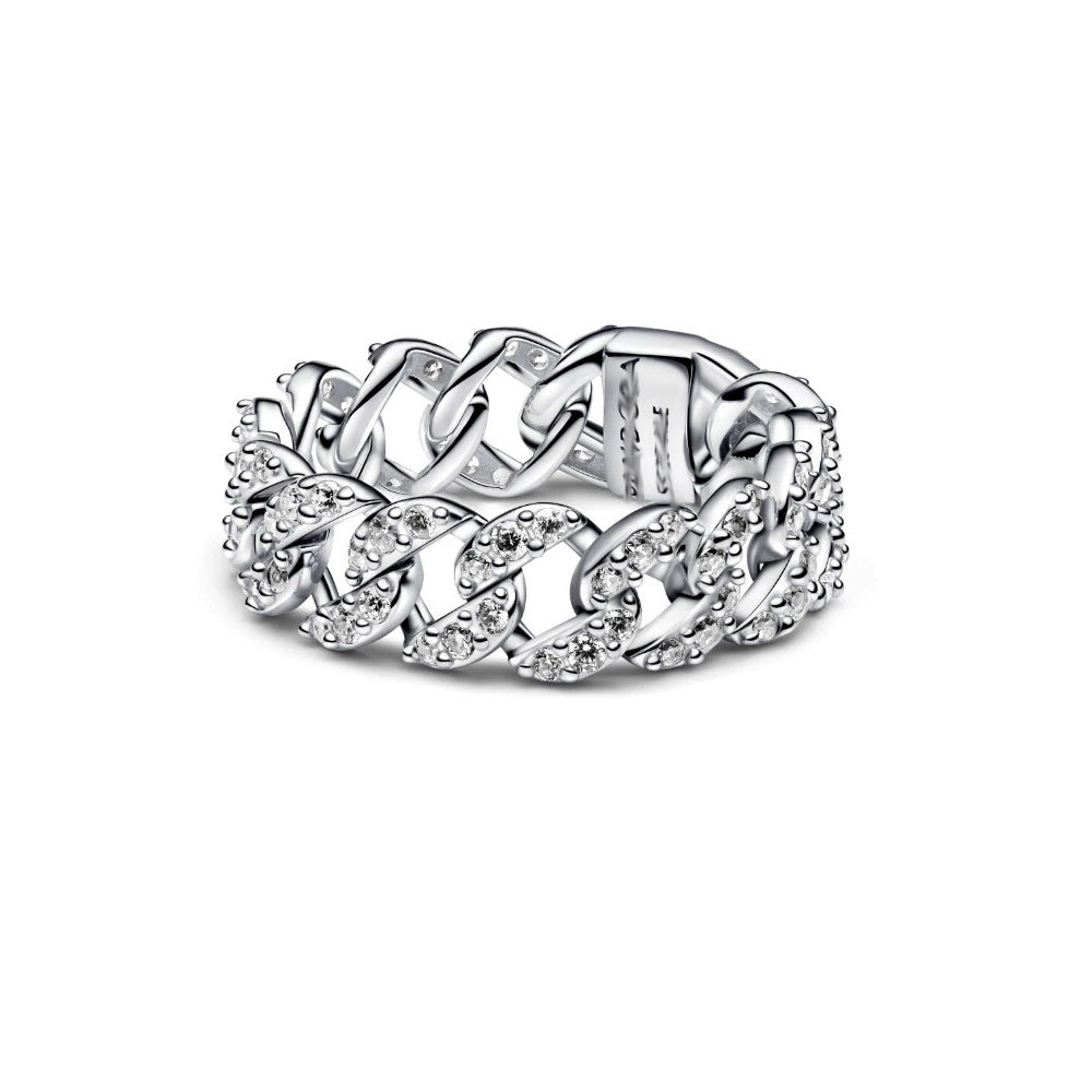 Ring Plated 925 Silver Bow Star Wishing Square