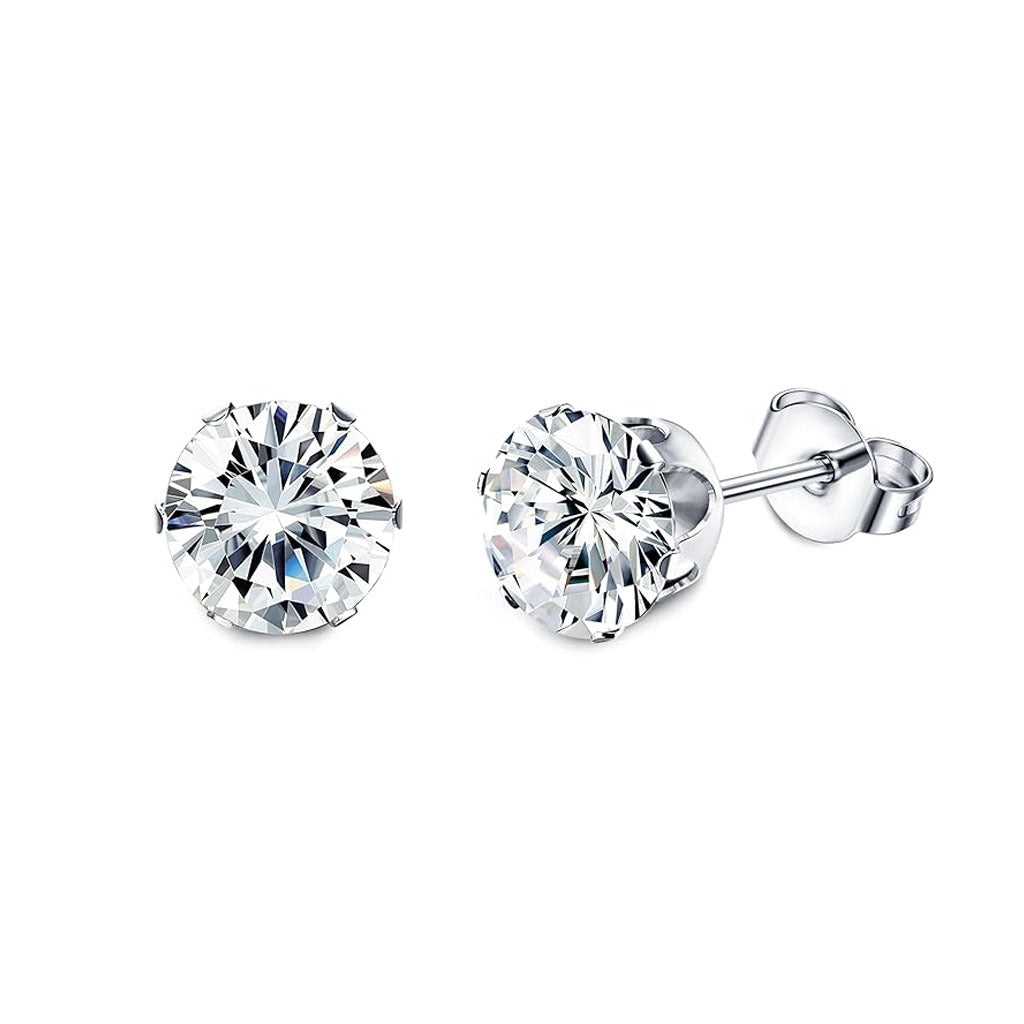 5 Pairs Of High Quality Stainless Steel Anti-allergy Earings Set