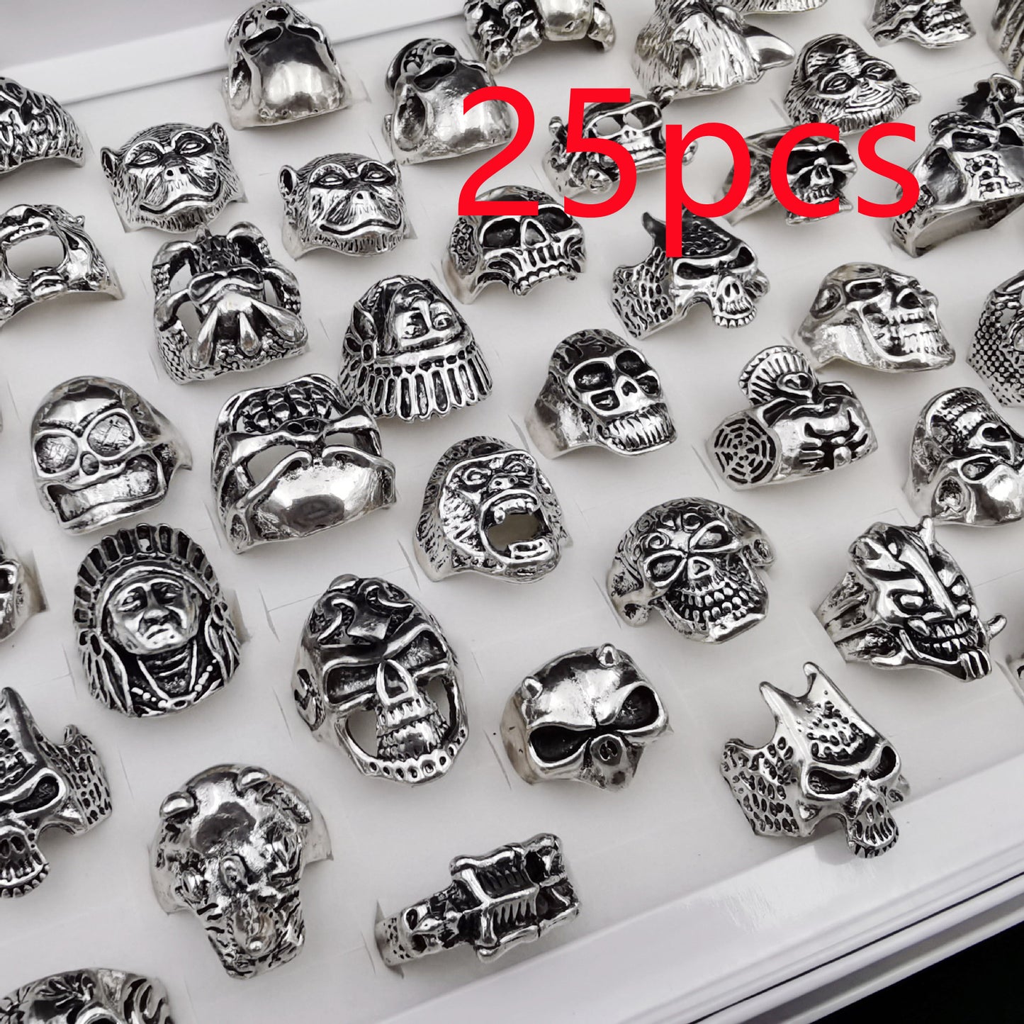 Creative Horror Skull Alloy Ring