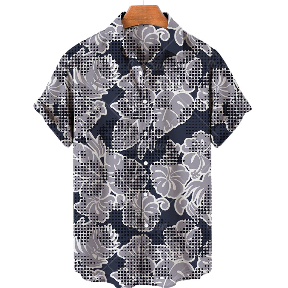 Summer 3d Plant Men's Shirt