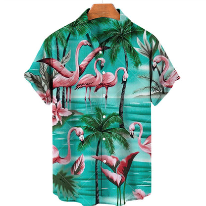 Summer 3d Plant Men's Shirt