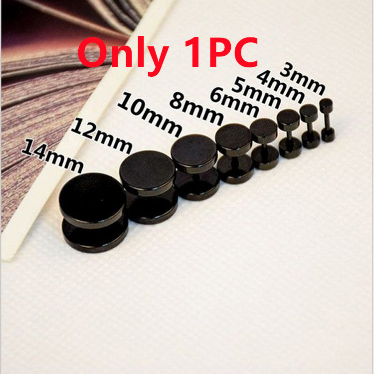 Round titanium steel stud