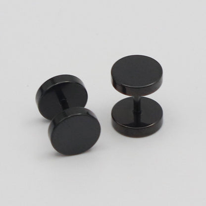 Round titanium steel stud
