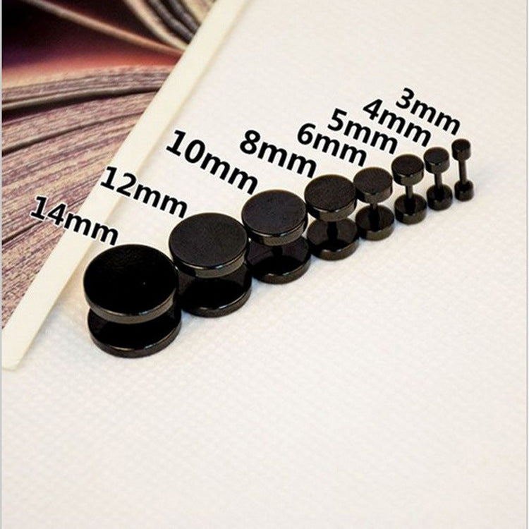 Round titanium steel stud