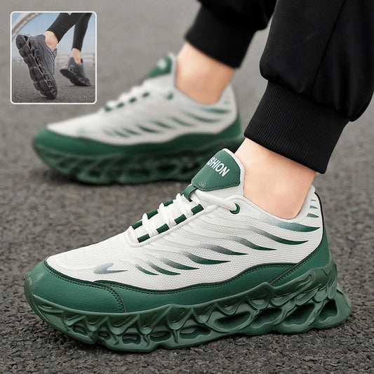 Men's Lace-up Sneakers  Outdoor Running Sports Casual Shoes