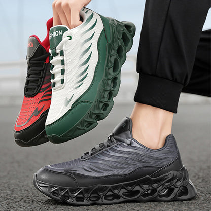 Men's Lace-up Sneakers  Outdoor Running Sports Casual Shoes