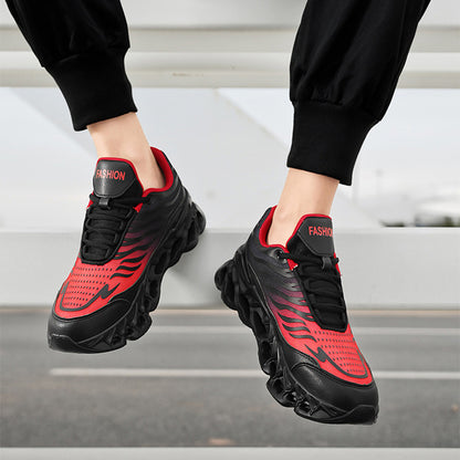 Men's Lace-up Sneakers  Outdoor Running Sports Casual Shoes