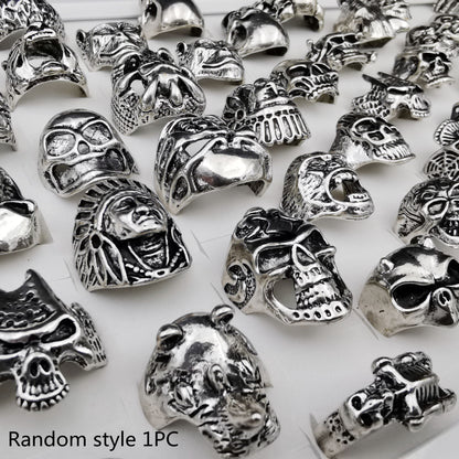 Creative Horror Skull Alloy Ring