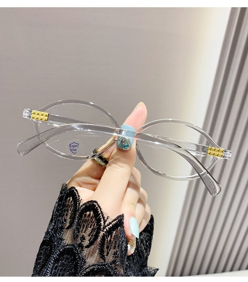 Retro Art Anti-blue Light Women's Myopia Glasses