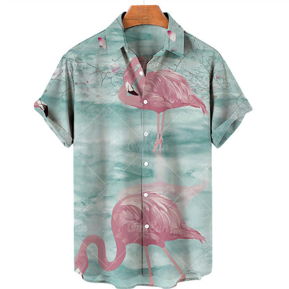 Summer 3d Plant Men's Shirt