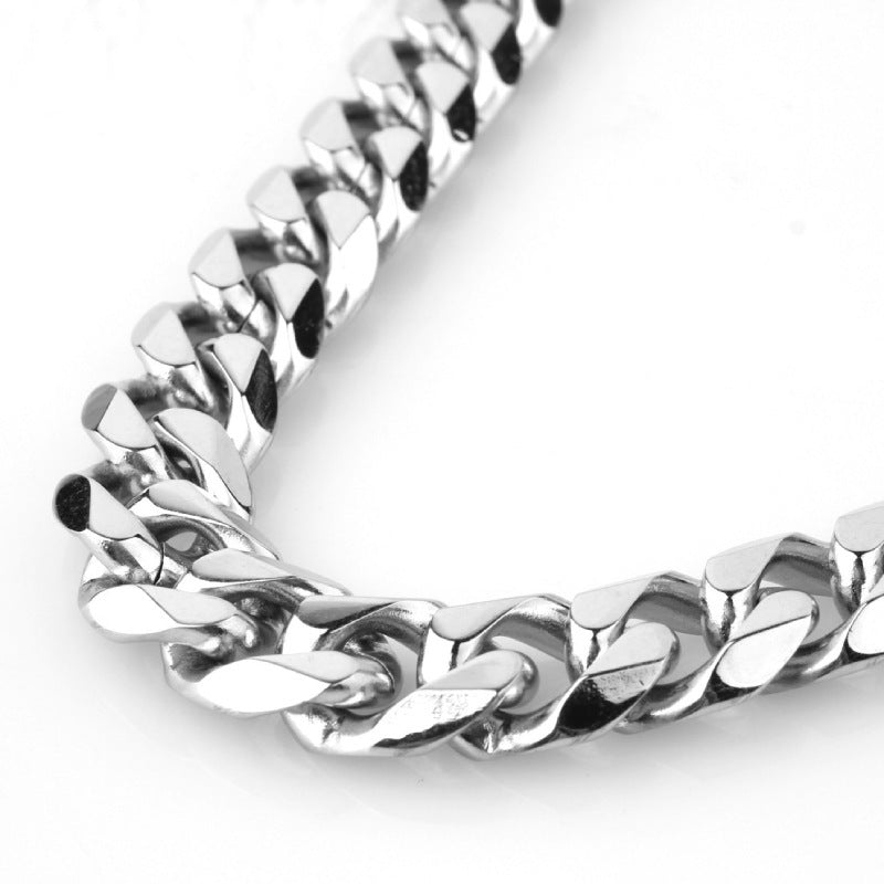 Steel Color Bracelet With Six Sided Grinding Cuba