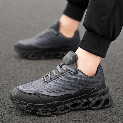 Men's Lace-up Sneakers  Outdoor Running Sports Casual Shoes