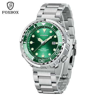 Men's Quartz Watch Three-pin Calendar Waterproof