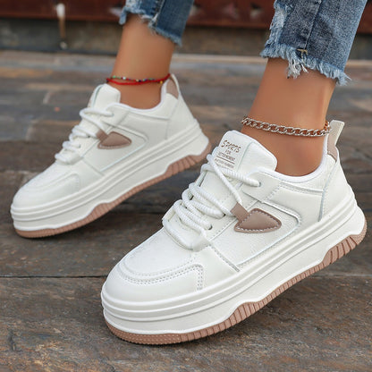 Mesh Leather Breathable Increased Thin Breathable Casual Sneaker