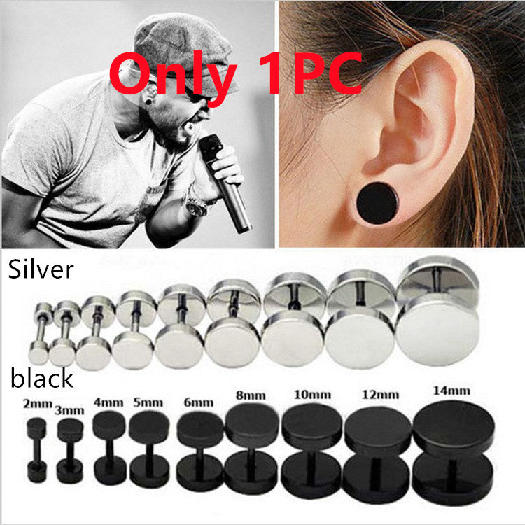 Round titanium steel stud