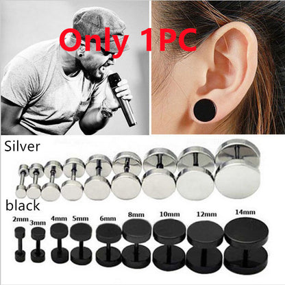 Round titanium steel stud