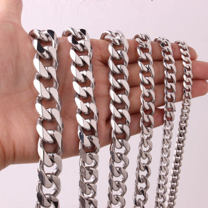 Steel Color Bracelet With Six Sided Grinding Cuba