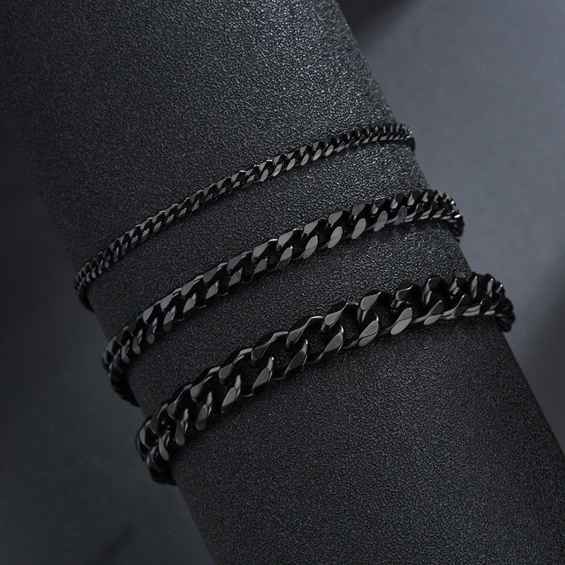 Steel Color Bracelet With Six Sided Grinding Cuba