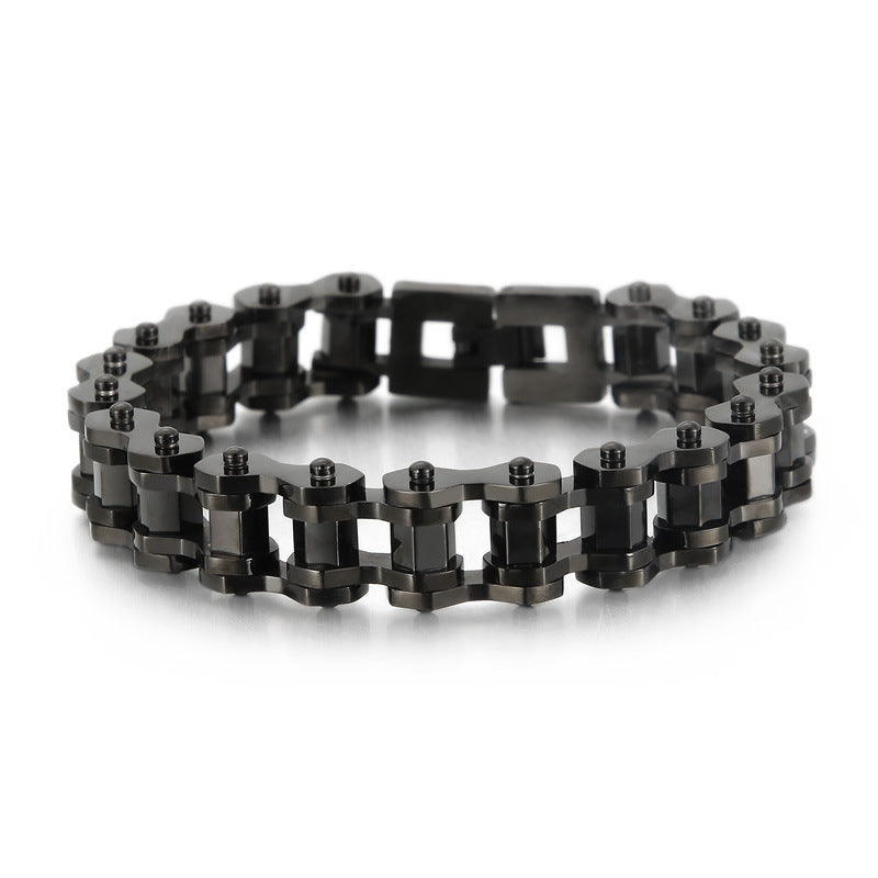 Men's Titanium Steel Diamond Bicycle Chain