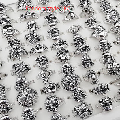 Creative Horror Skull Alloy Ring