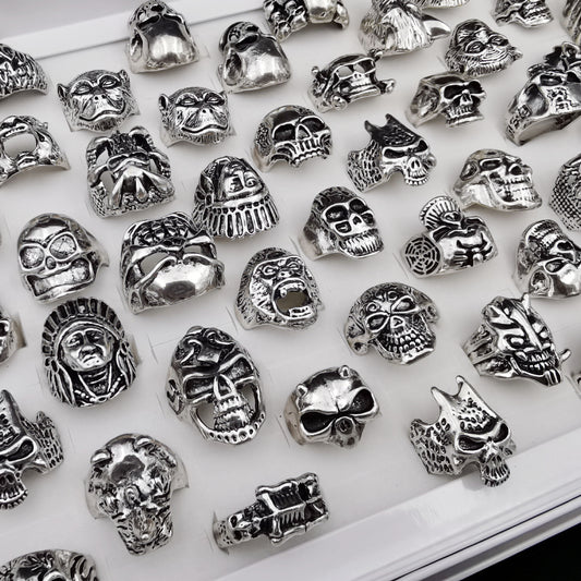 Creative Horror Skull Alloy Ring