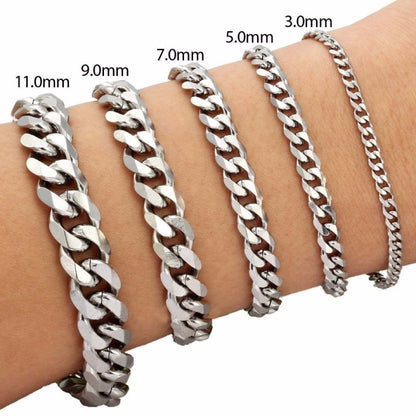 Steel Color Bracelet With Six Sided Grinding Cuba