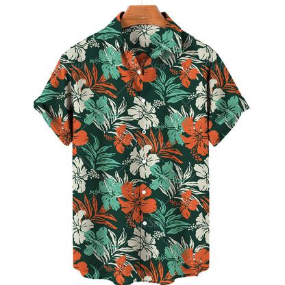 Summer 3d Plant Men's Shirt