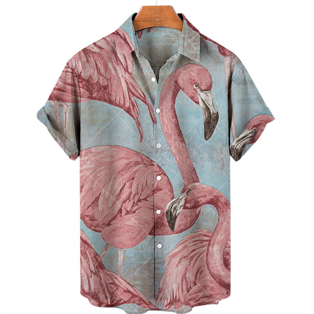Summer 3d Plant Men's Shirt
