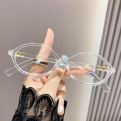 Retro Art Anti-blue Light Women's Myopia Glasses