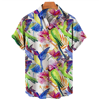 Summer 3d Plant Men's Shirt