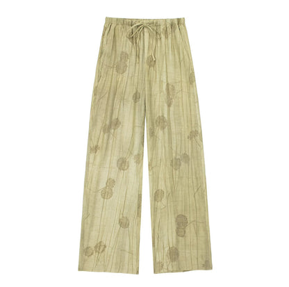 Jacquard Loose-fitting Shirt Jacquard Casual Pants Suit