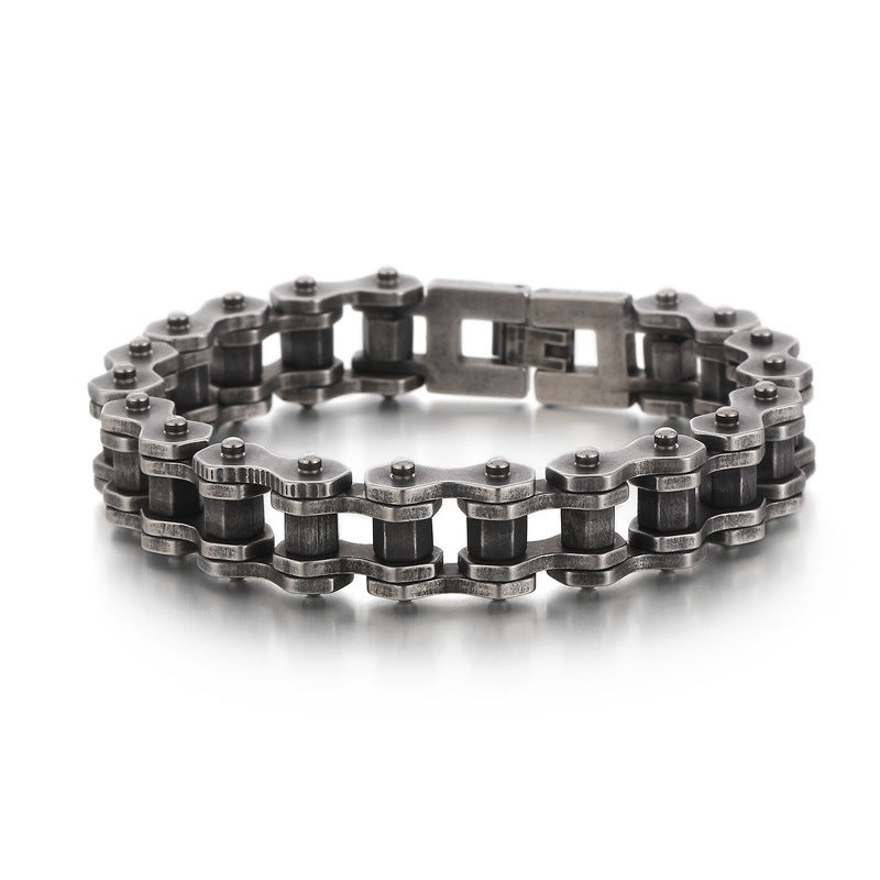 Men's Titanium Steel Diamond Bicycle Chain
