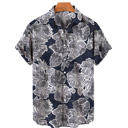 Summer 3d Plant Men's Shirt