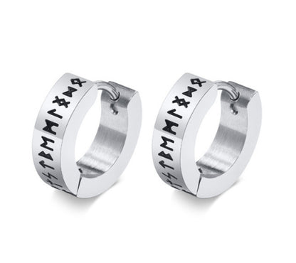 Unique Hipster Ear Ring Roman Numerals Boys Trend Letters